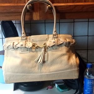 Large authentic coach purse